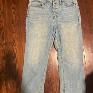 Madewell Cali Demi Boot Button Fly Size 31